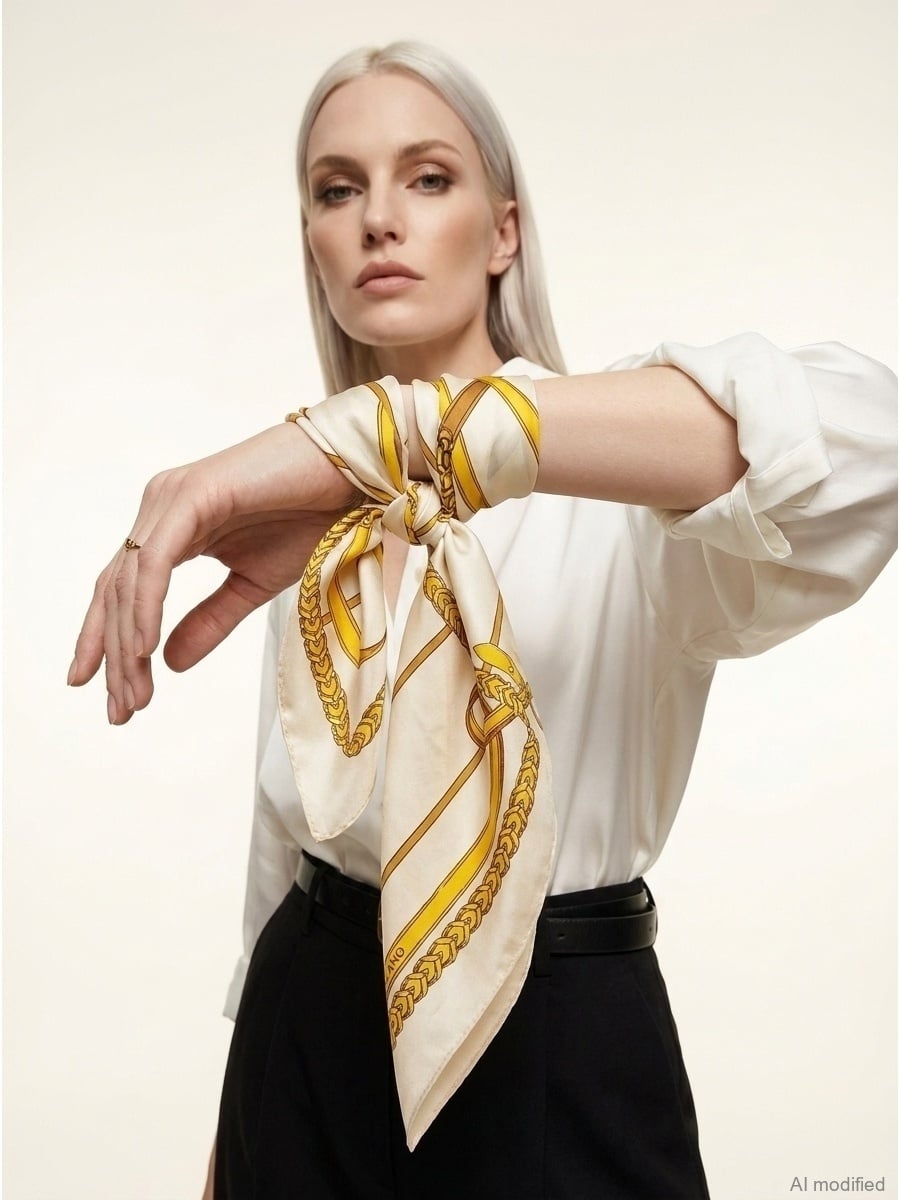 Women's silk scarf