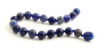 Sodalite Gemstone Knotted Blue Anklet Bracelet