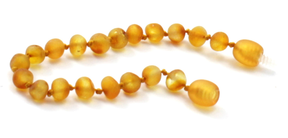 Raw Amber Honey Teething Anklets Bracelets