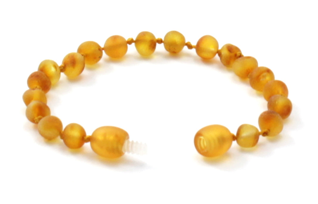 Raw Amber Honey Teething Anklets Bracelets