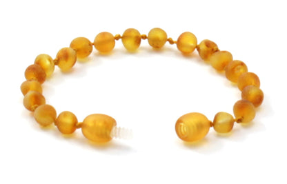 Raw Amber Honey Teething Anklets Bracelets